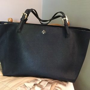 Tory Burch York Navy Tote